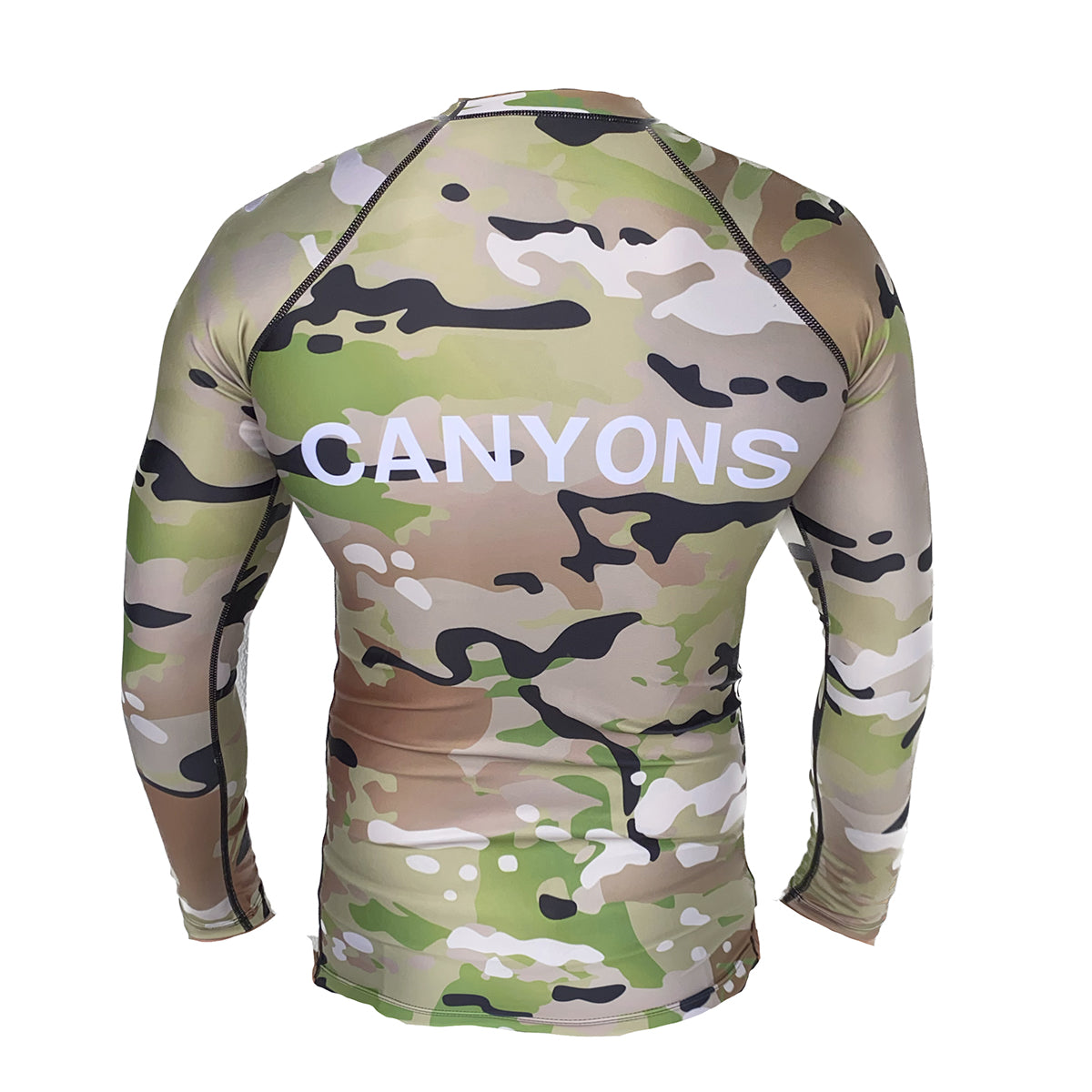 RASHGUARD LS CAMO GREEN