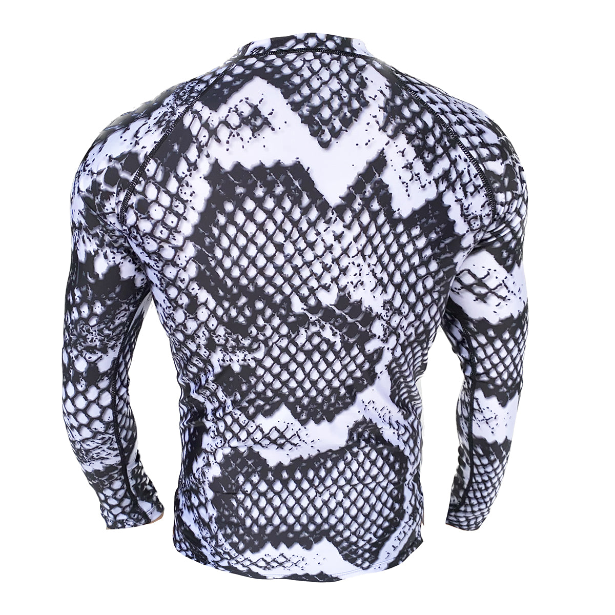 RASHGUARD LS PYTHON WHITE – canyonsoftheunknown